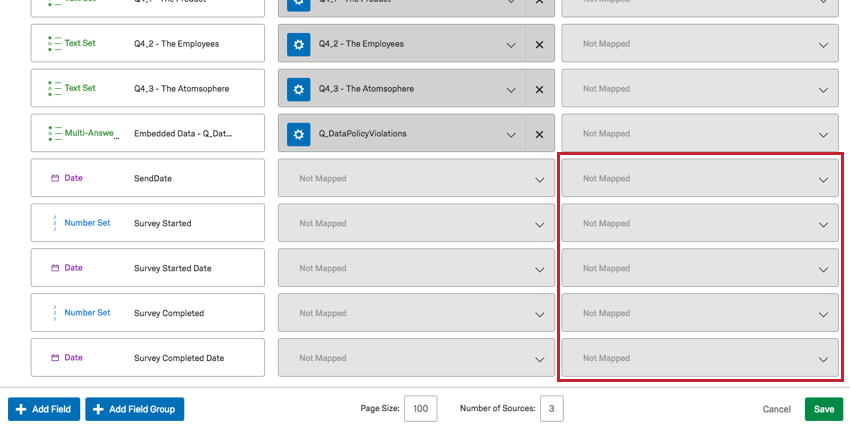 image showing how to map values for distribution reporting fields