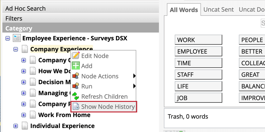 Show Node History from the node options