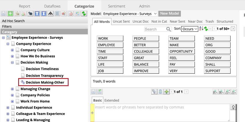 Destaca uma outra categoria