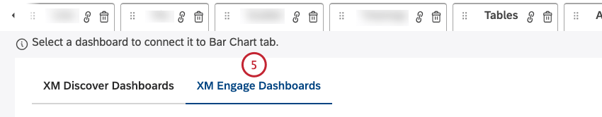 Scheda dashboard di XM Engage