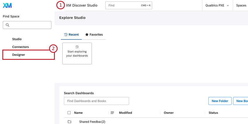 Section design de Discover