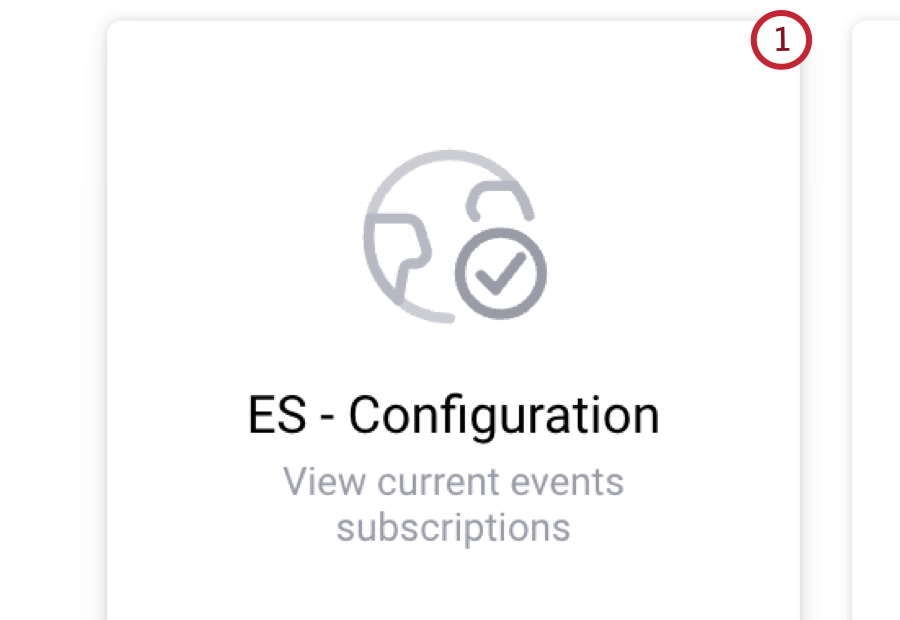 Opção de configuração do ES no Five9
