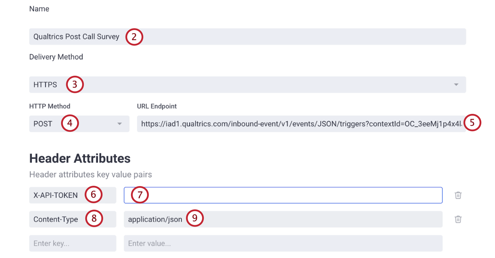 naming and configuring event subscription