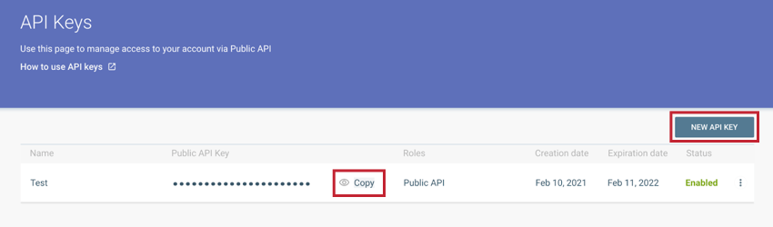 finding the api key in infobip