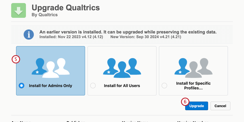 Sélectionnez loption "admin only" dans lassistant dinstallation