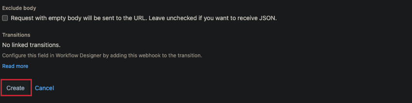 Create button in Jira administrator menu that saves changes.