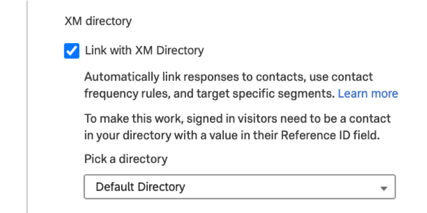 o link com a opção de diretório xm nas opções de interceptor