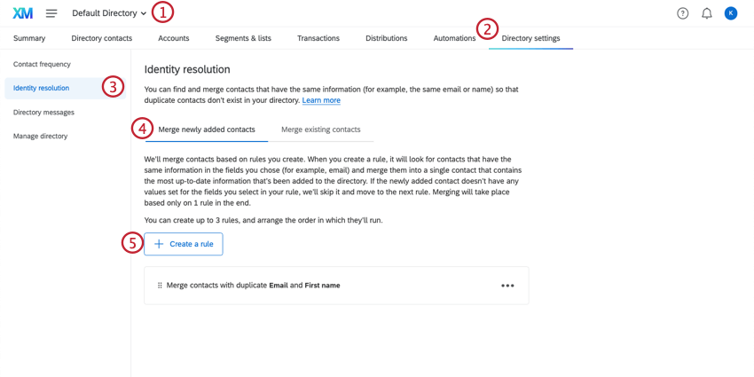 説明された手順を示す