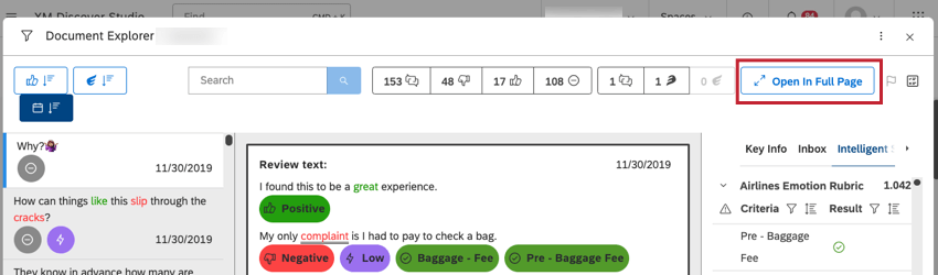 Cliquez sur Ouvrir en pleine page