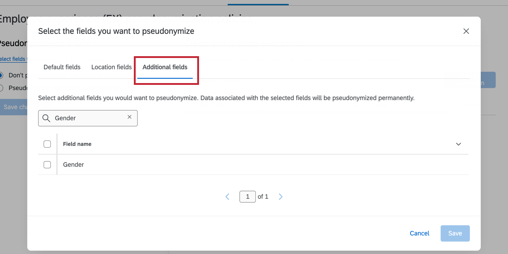 Additional fields highlighted