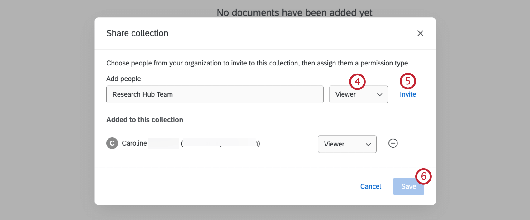 Donner laccès à la collaboration, inviter et sauvegarder