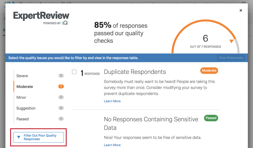 Image of the ExpertReview filter