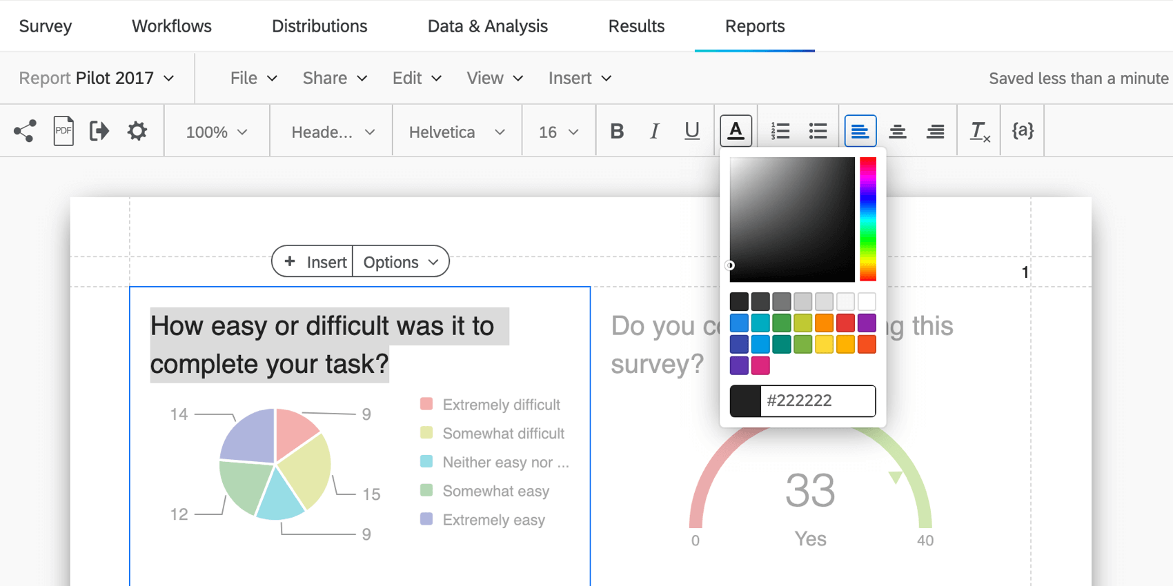 Removing title from a visualization