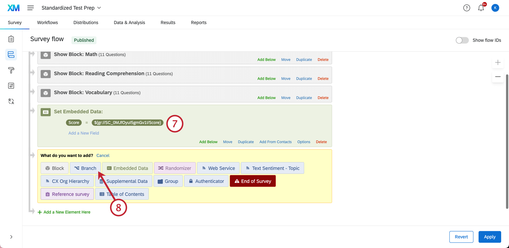 Verzweigung für Logik hinzufügen