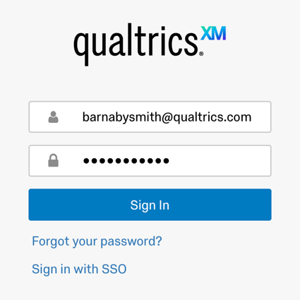 a tela de login normal