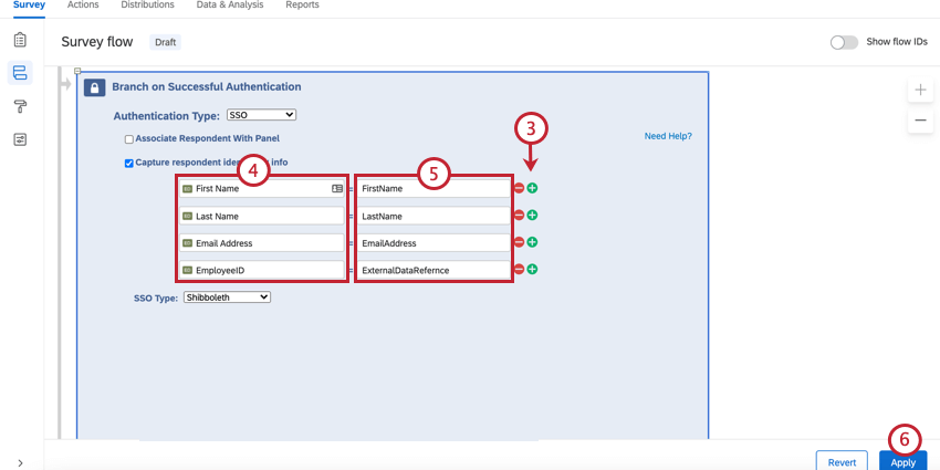 adding embedded data fields to capture