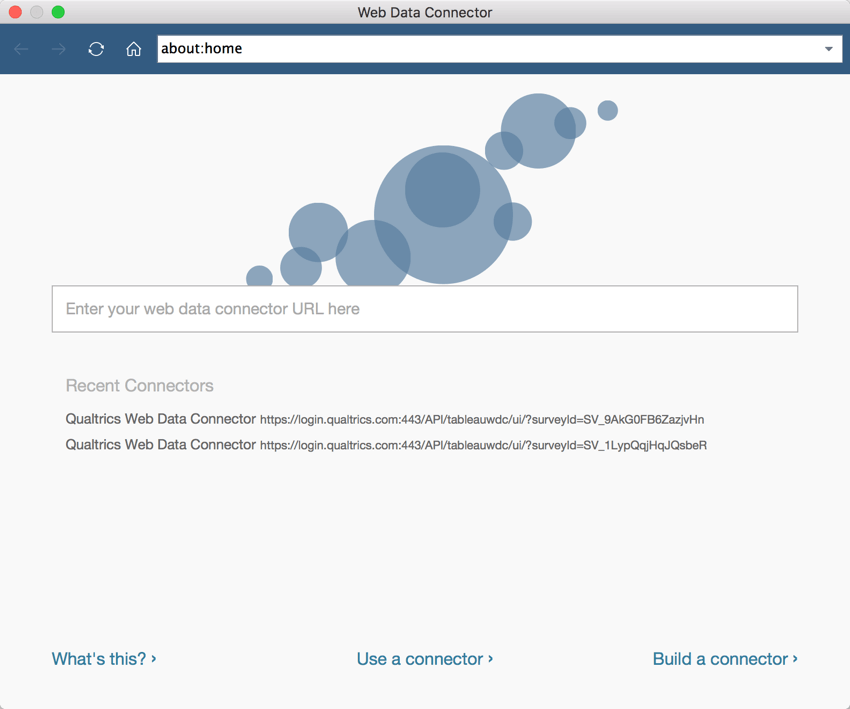 Fenster, in dem nach URL gefragt wird