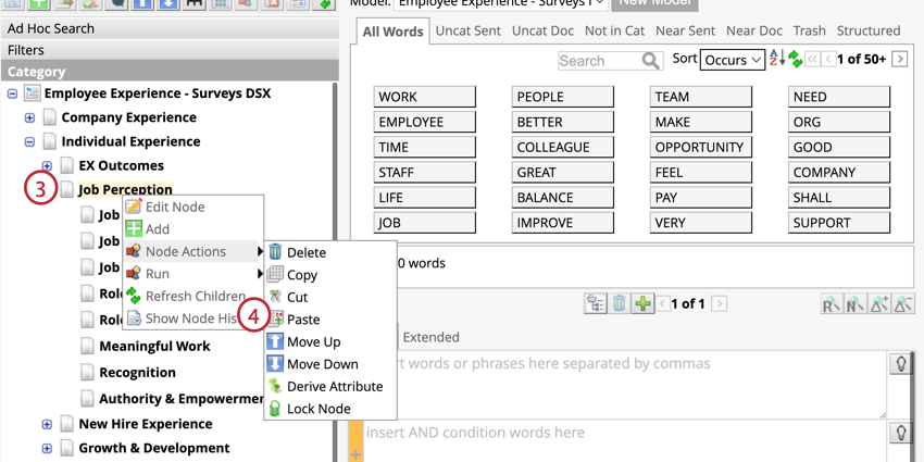 カテゴリーを貼り付ける
