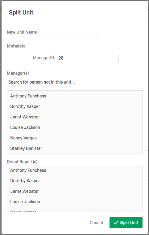 fenêtre de lunité divisée