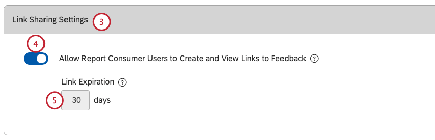 link sharing settings