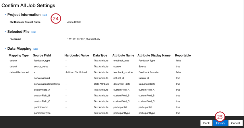 évaluer la configuration et sauvegarder