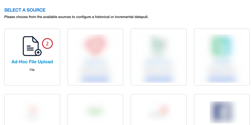 escolher o trabalho de upload de arquivo ad hoc