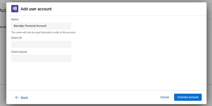 ajouter un nouveau compte marketo