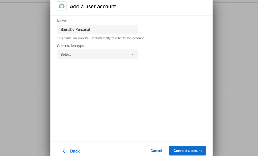 aggiunta di un nuovo account servicenow