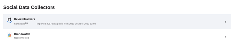Image of Review Trackers app loading data points