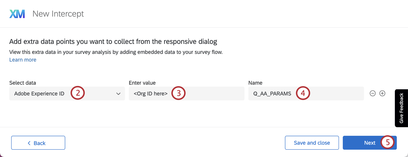 adding the adobe experience id field