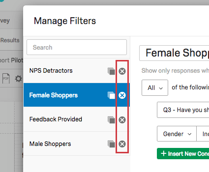 icona di cancellazione