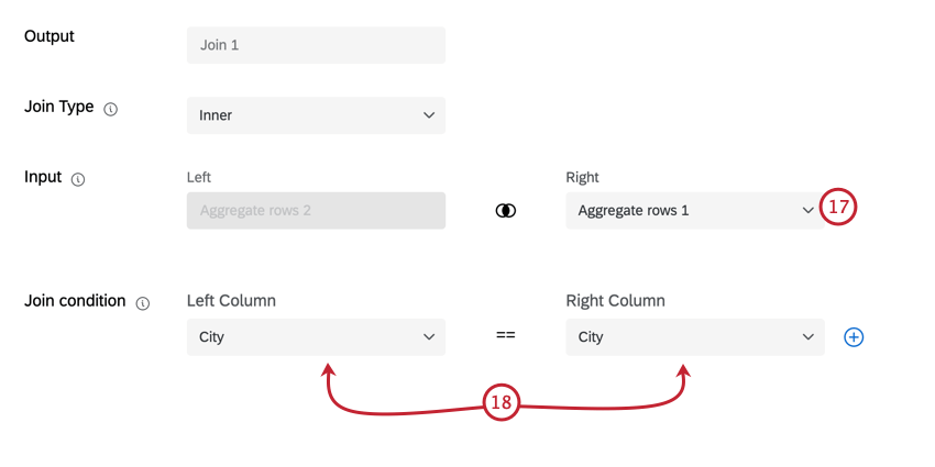 joining the two data sets