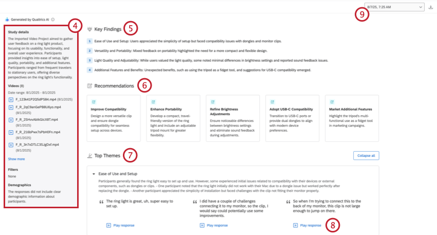 Información adicional dentro del resumen de IA