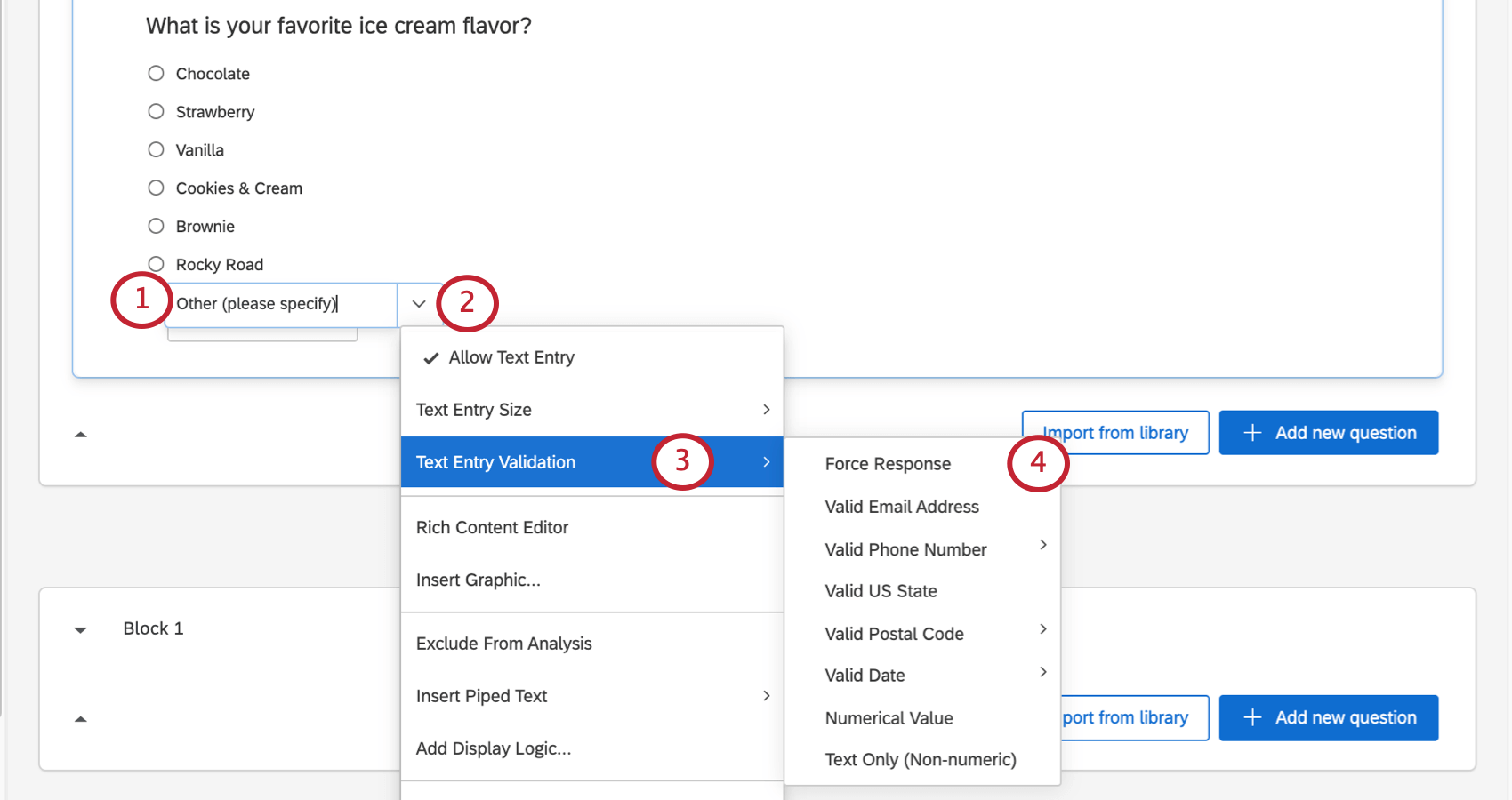 adding text entry validation to a text entry box