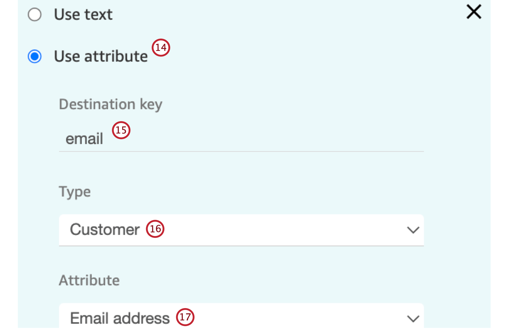 input parameter configuration