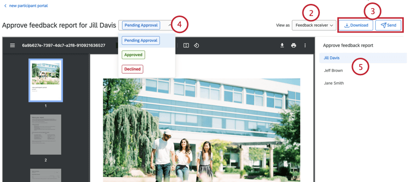 Genehmigen der Abrechnung