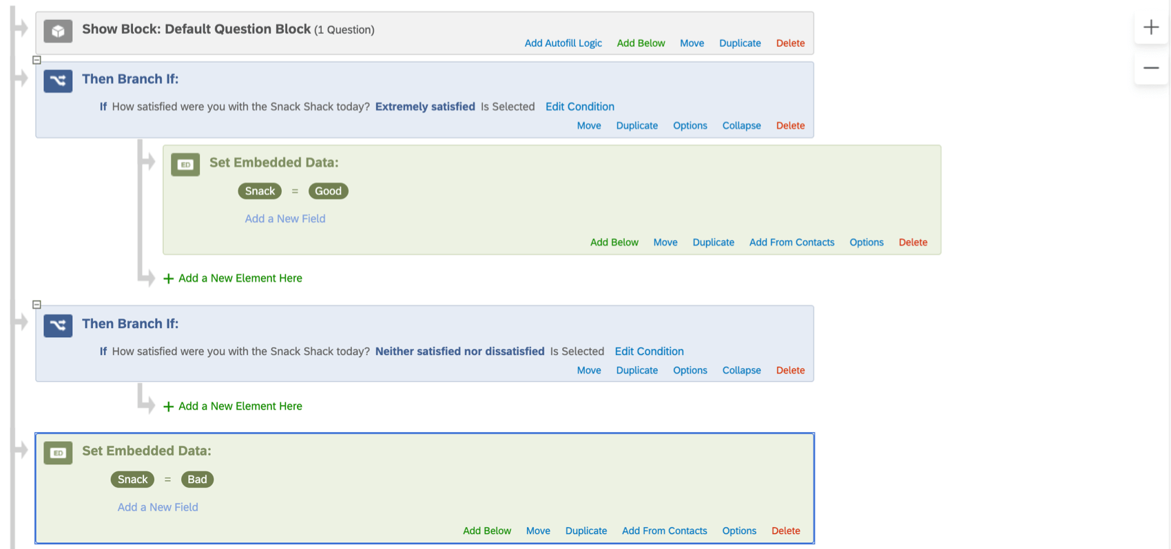 Due valori per gli stessi dati incorporati, con il valore errato che sovrascrive il valore buono perché non è indentato correttamente
