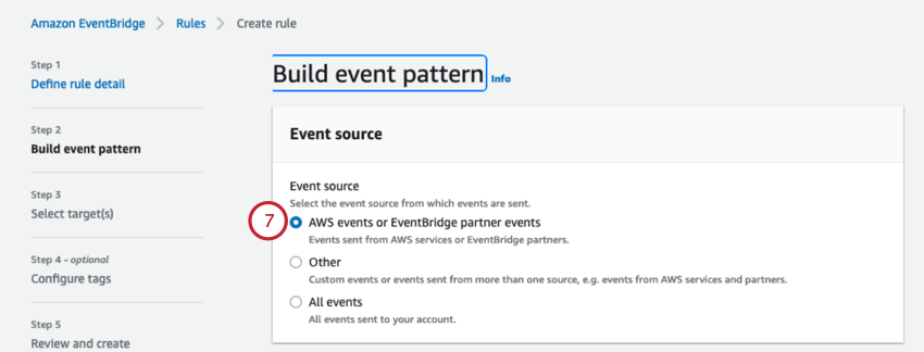 choosing an event source