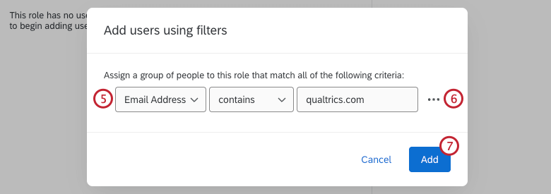 dropdowns zur Auswahl von Filterkriterien