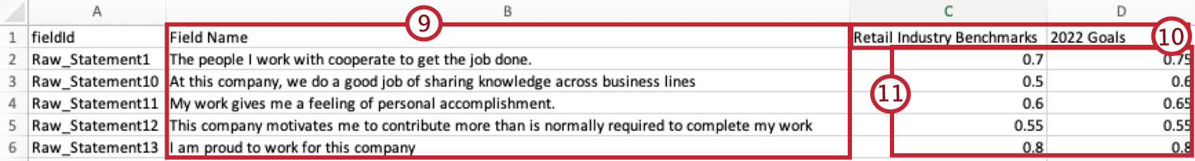 adding benchmark fields to file