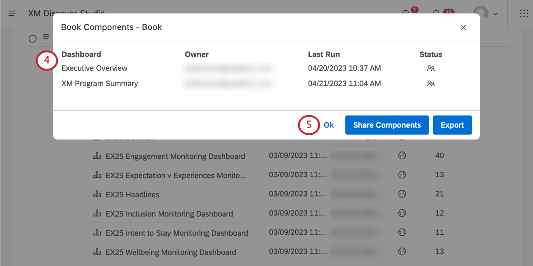 book components window