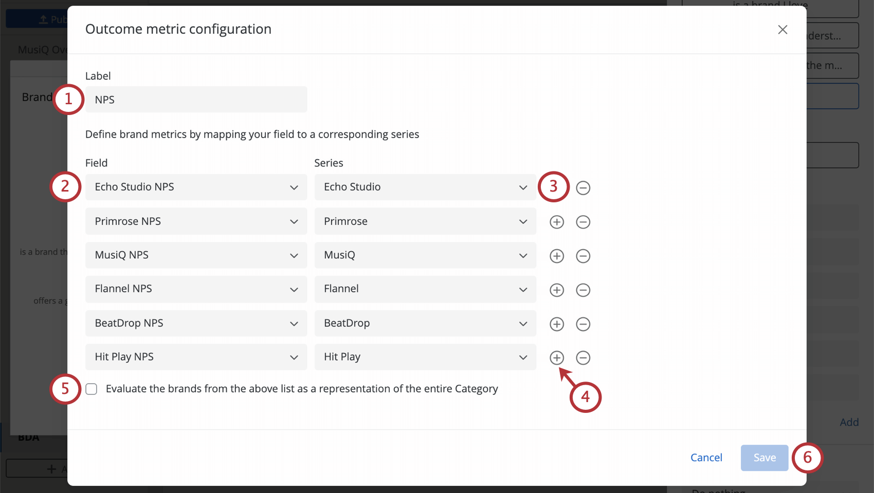 Dans le nouveau menu qui souvre, Configurer la mesure des résultats pour les questions relatives aux conducteurs