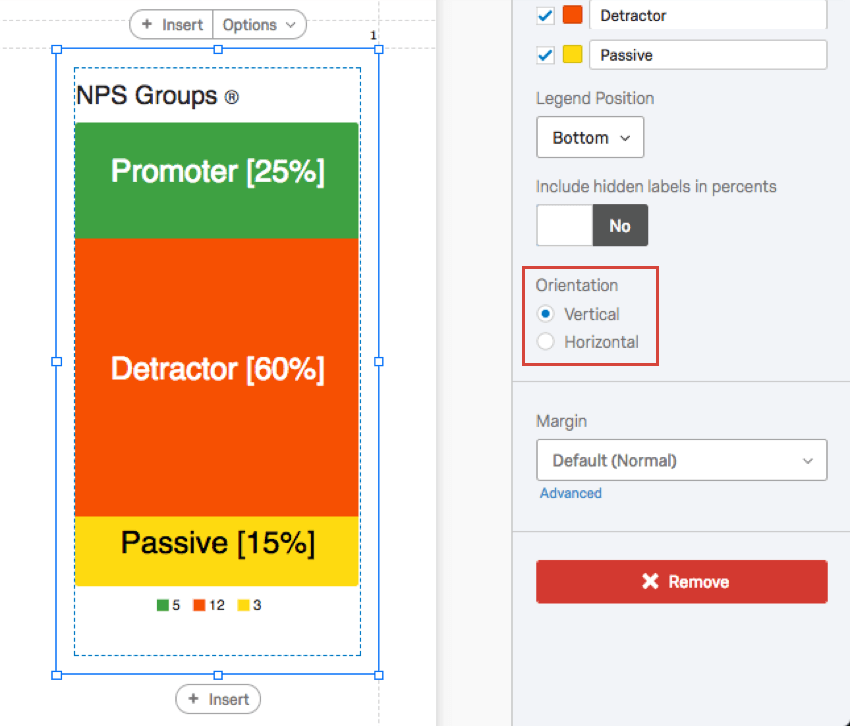 内訳棒グラフは垂直方向