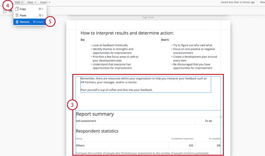 choosing multiple visualizations and then Edit -> remove