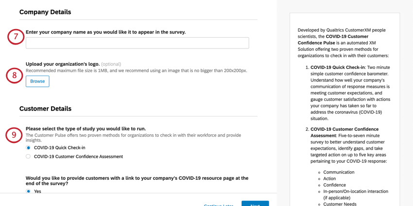 Fields described open in a new page