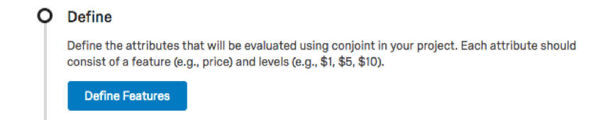 Définir une fonction en cliquant sur le bouton bleu "Définir les fonctions"