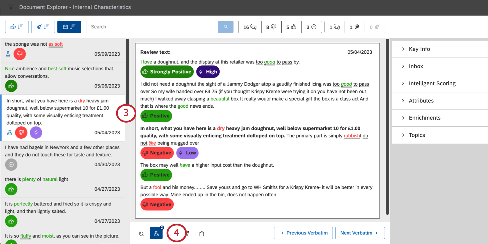 document in document explorer. clip icon looks like a claw clip