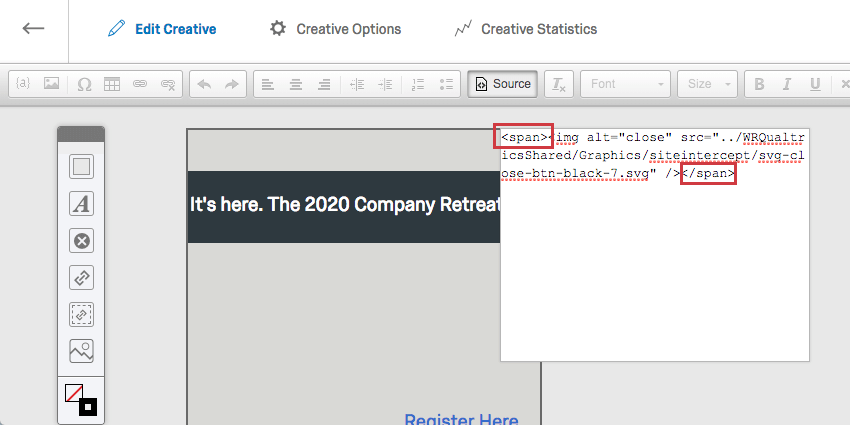 Tags de extensão dentro do código-fonte