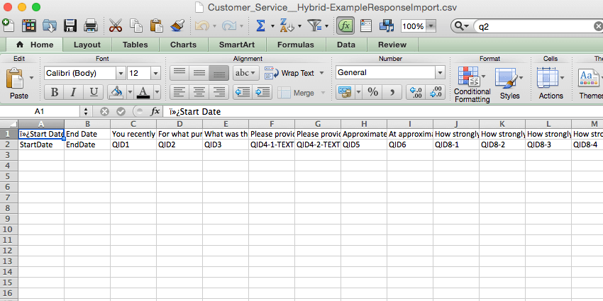 Spreadsheet open of empty data download
