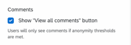 capture décran du réglage dans le panneau dédition du widget